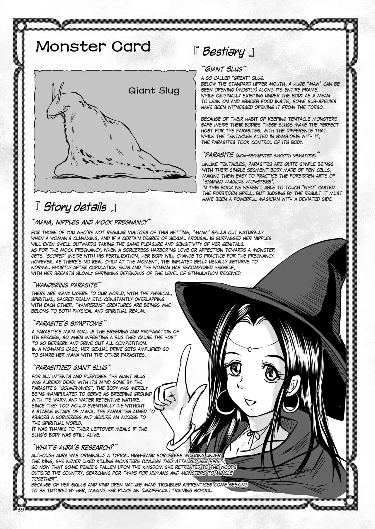 (Takaishi Fuu) Parasitized Giant Slugs vs Sorceress of the Black Hair as Aura [English] [Mant] [Digital] image number 39