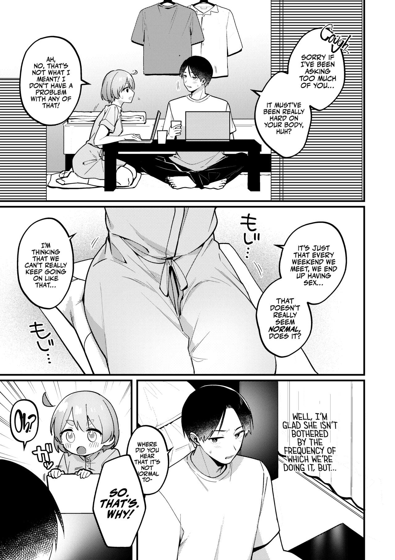 [Toketa Ice no Futa no Ura (Sakuraba Rokusuke)] Polynesian Sex wo Kokoromiuru Kai | That Time We Tried Polynesian Sex! ...And the mess that came out of It. [English] [A Cool Person] [Digital] 4eme image