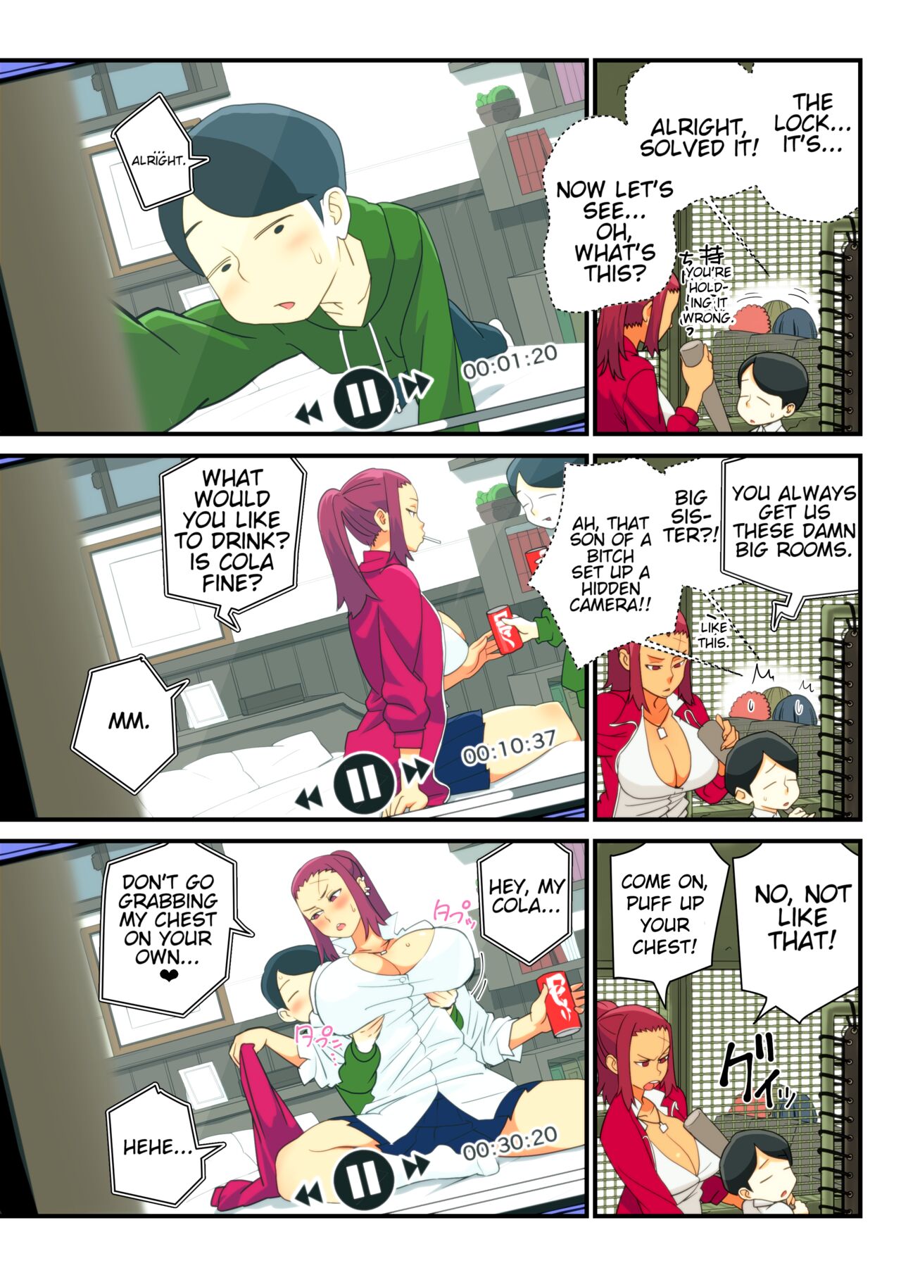 [Kakuzatou] Furyou Kanojo to Tousatsu Kareshi | Delinquent Girlfriend and Voyeur Boyfriend [English] [greengrasstree] 2eme image