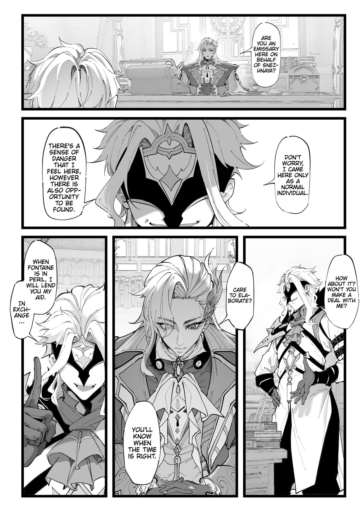 [KeinV] Hakase no Kenkyuu 3 | Dottore's Research 3 (Genshin Impact) [Decensored] [English] [Cunny&Cumming Scans] image number 2