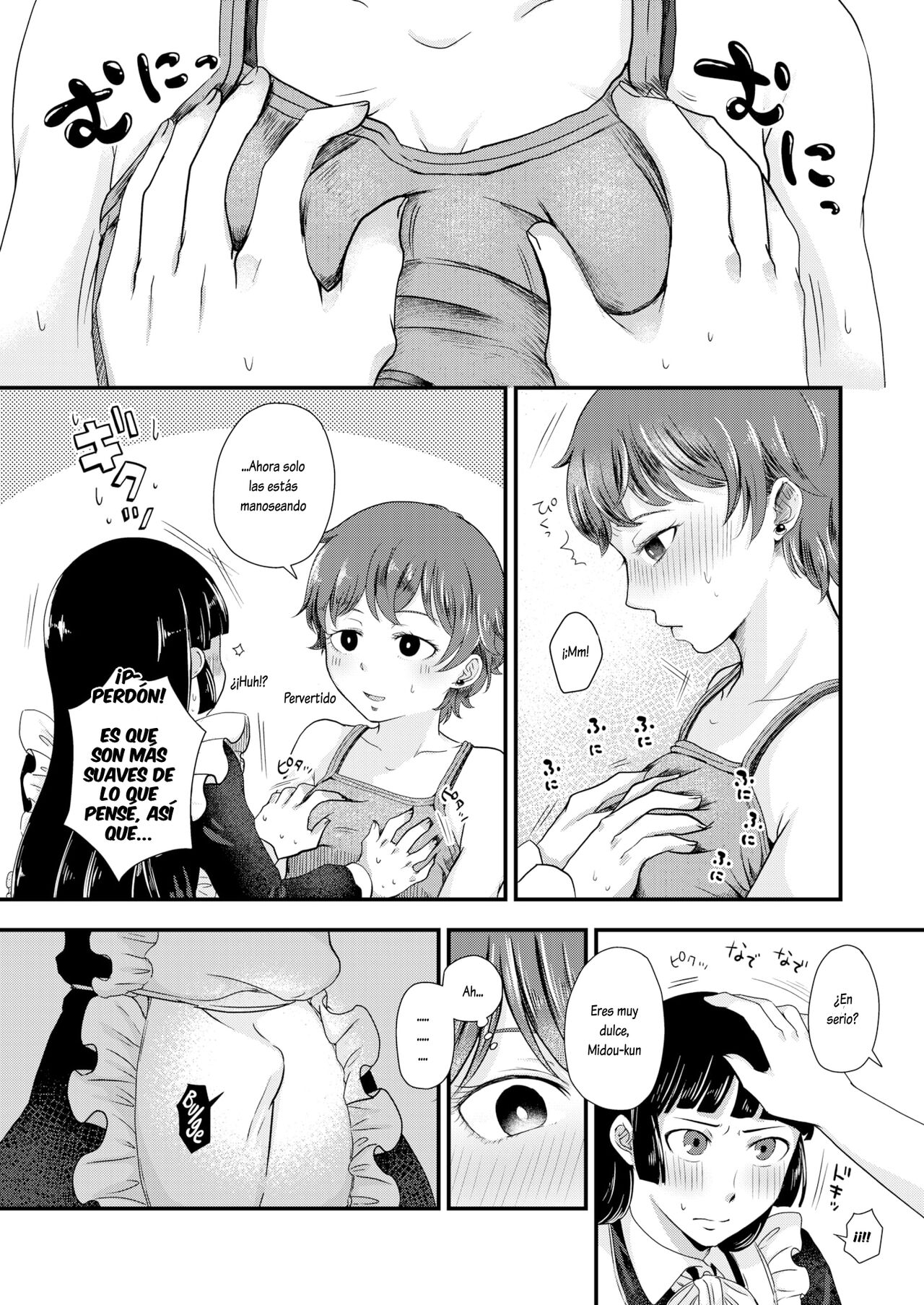 [Enoki] Hero-chan & Heroine-kun [Futari play] [Spanish] [Lovely Diablesse Scan] [Digital] Bildnummer 6