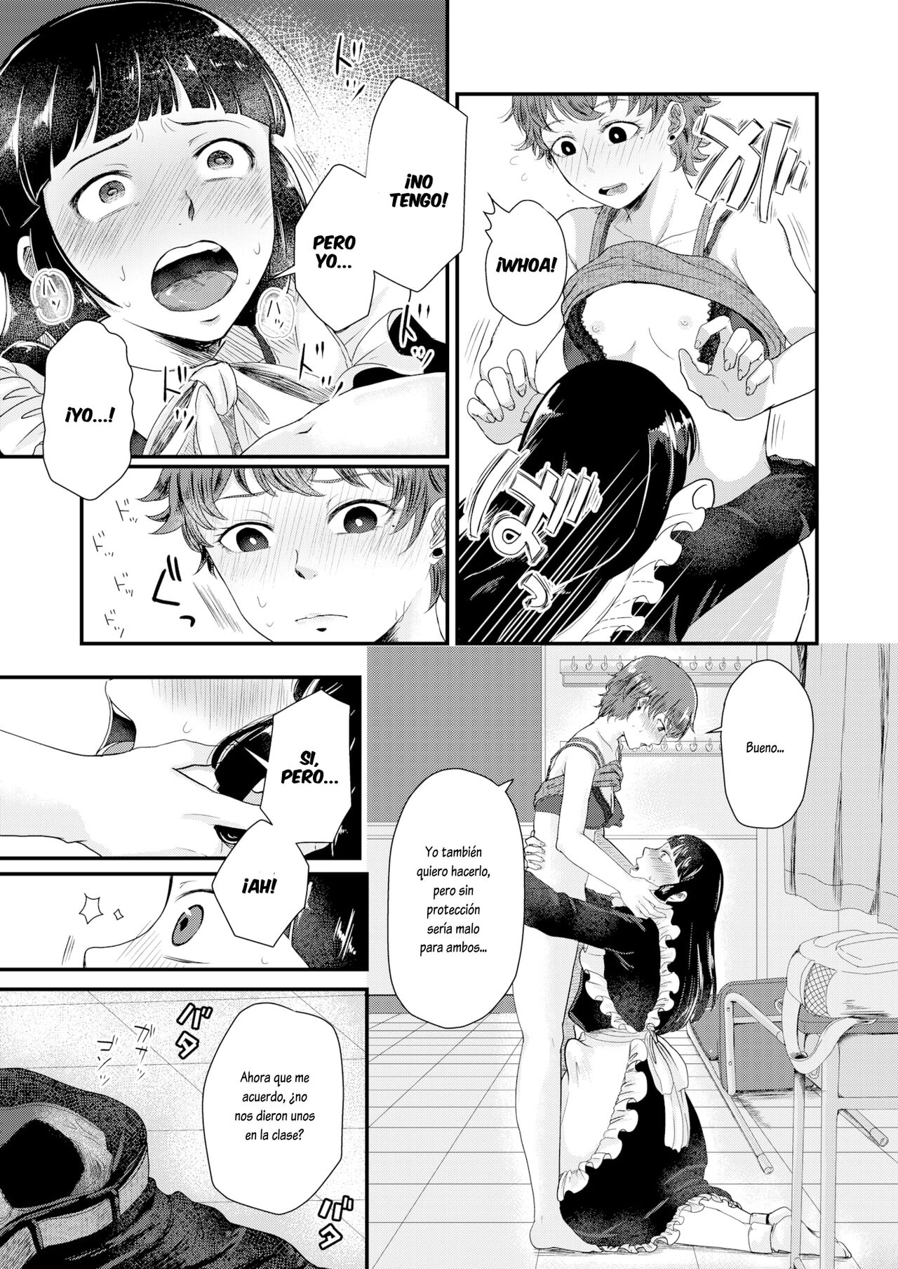 [Enoki] Hero-chan & Heroine-kun [Futari play] [Spanish] [Lovely Diablesse Scan] [Digital] Bildnummer 13