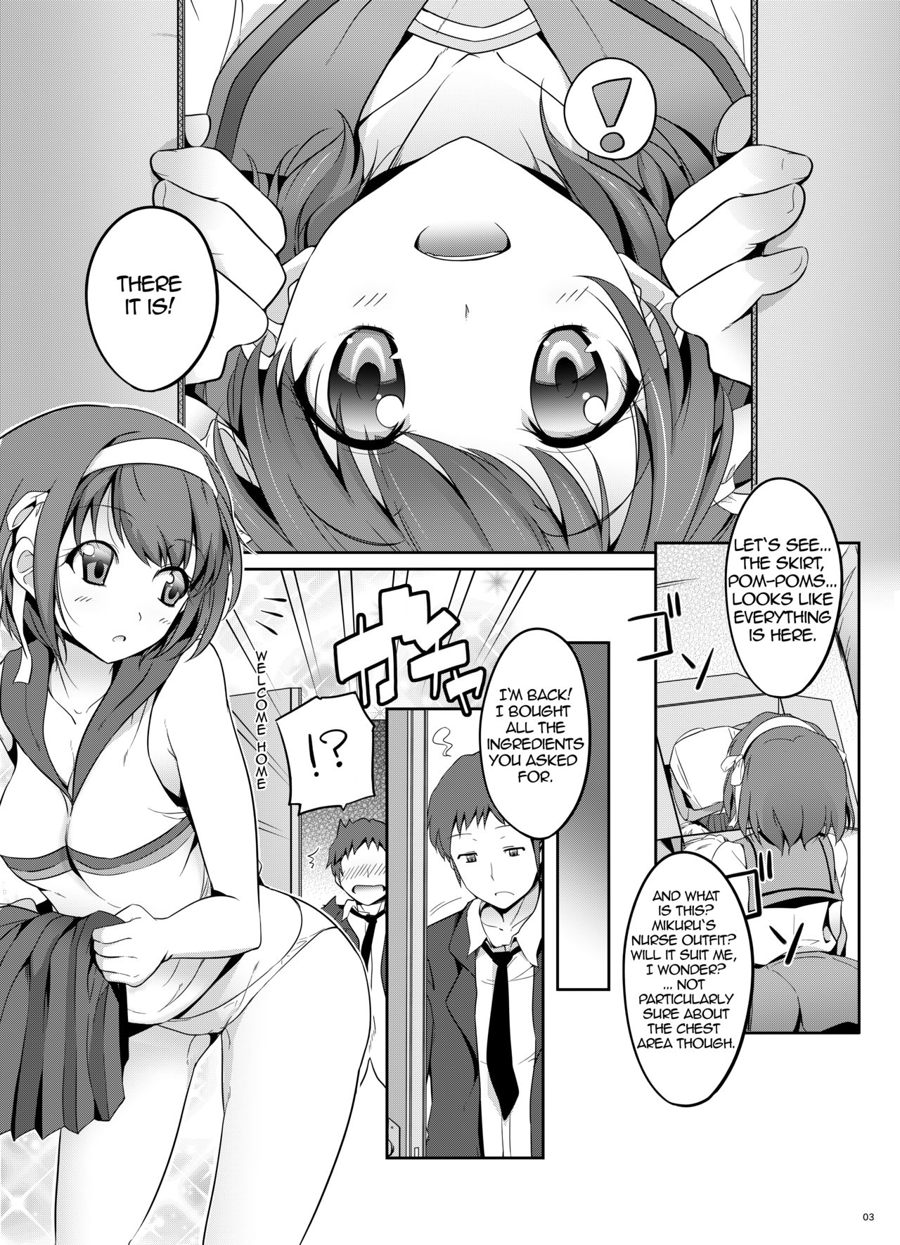 [Royal Bitch (Haruhisky)] Cheer Haru (The Melancholy of Haruhi Suzumiya) [English] [Digital] imagen número 2