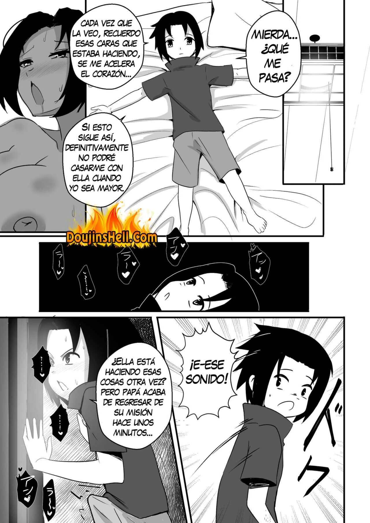[Merkonig] B-trayal 44 Mikoto Uchiha (Naruto) [Spanish] [Neko-sensei] [Decensored] image number 10