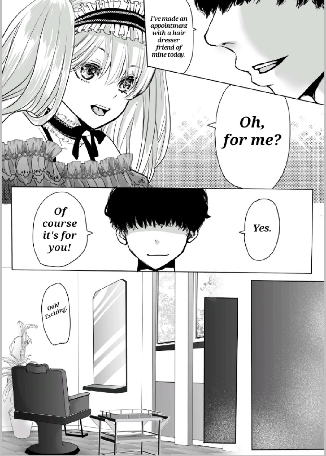 [adel] 髪を切る漫画 [English] numero di immagine  5