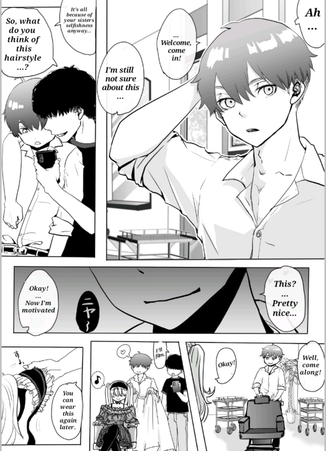 [adel] 髪を切る漫画 [English] numero di immagine  6