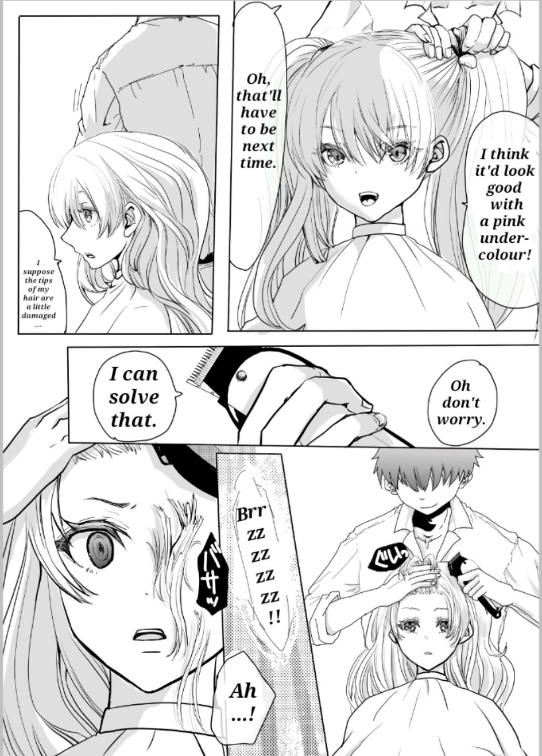 [adel] 髪を切る漫画 [English] numero di immagine  7