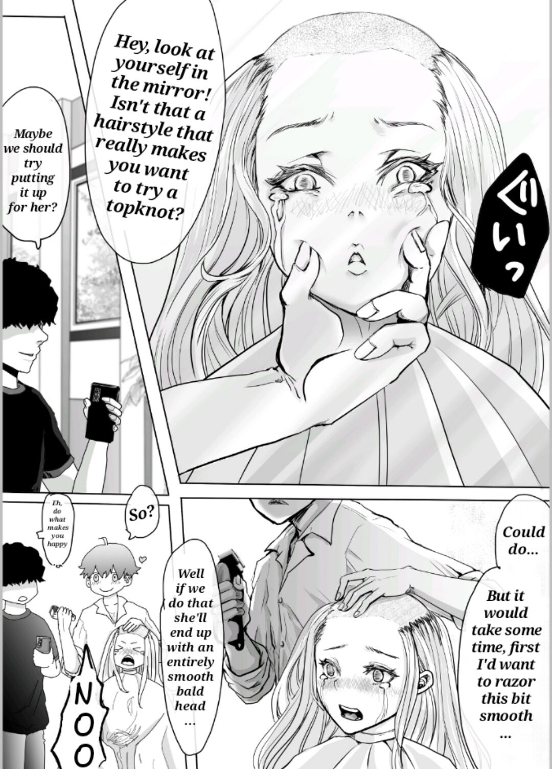 [adel] 髪を切る漫画 [English] numero di immagine  11