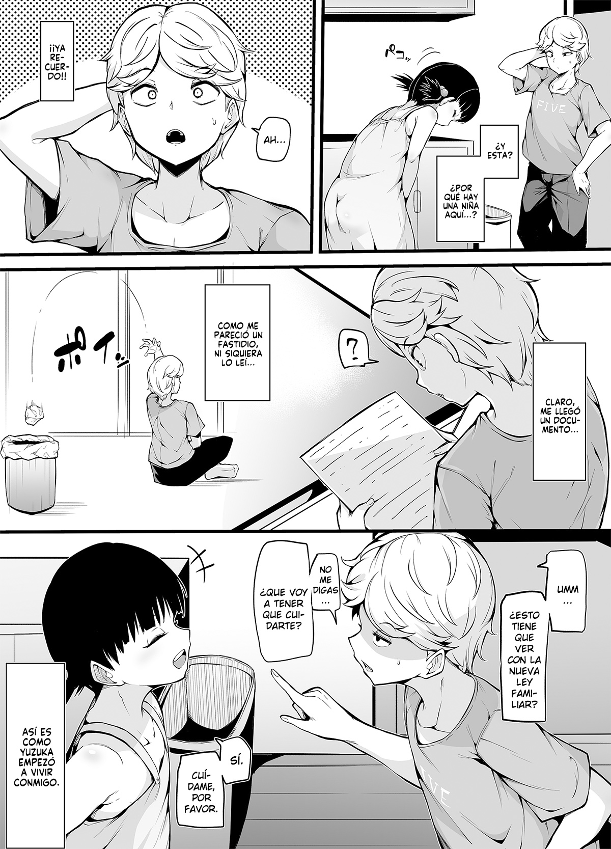 [Chijoku An (Makin)] Shin Kazokuhou de Musume ni Sareta Dokushin Otoko no Ohanashi [Spanish] изображение № 3