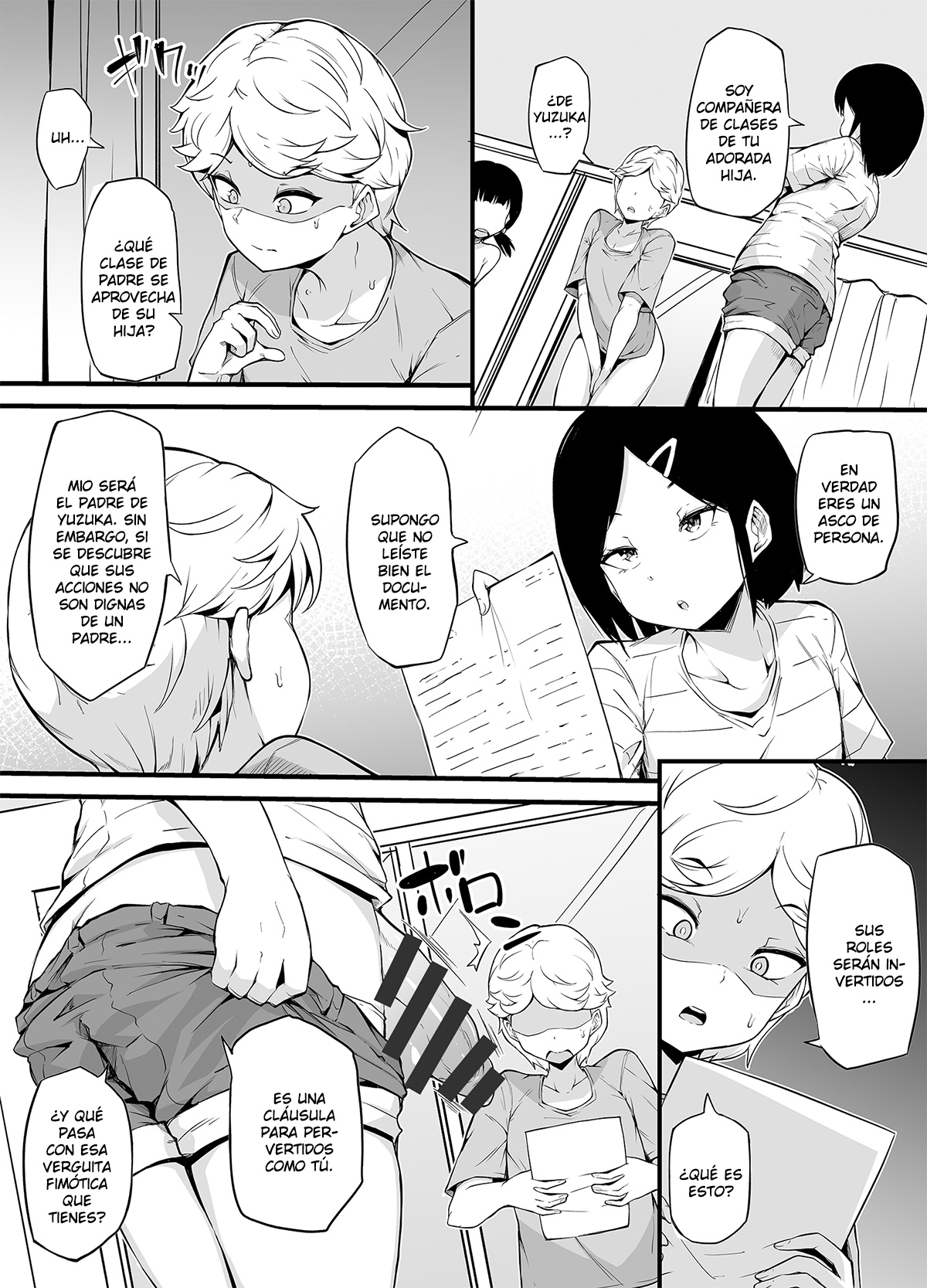 [Chijoku An (Makin)] Shin Kazokuhou de Musume ni Sareta Dokushin Otoko no Ohanashi [Spanish] изображение № 9