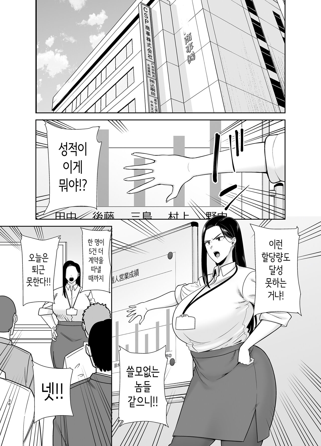 [DOLL PLAY (Kurosu Gatari)] PowerHara Onna Joushi to Shachiku-kun | 갑질 여상사와 사축 군 [Korean] [Digital] 图片编号 35