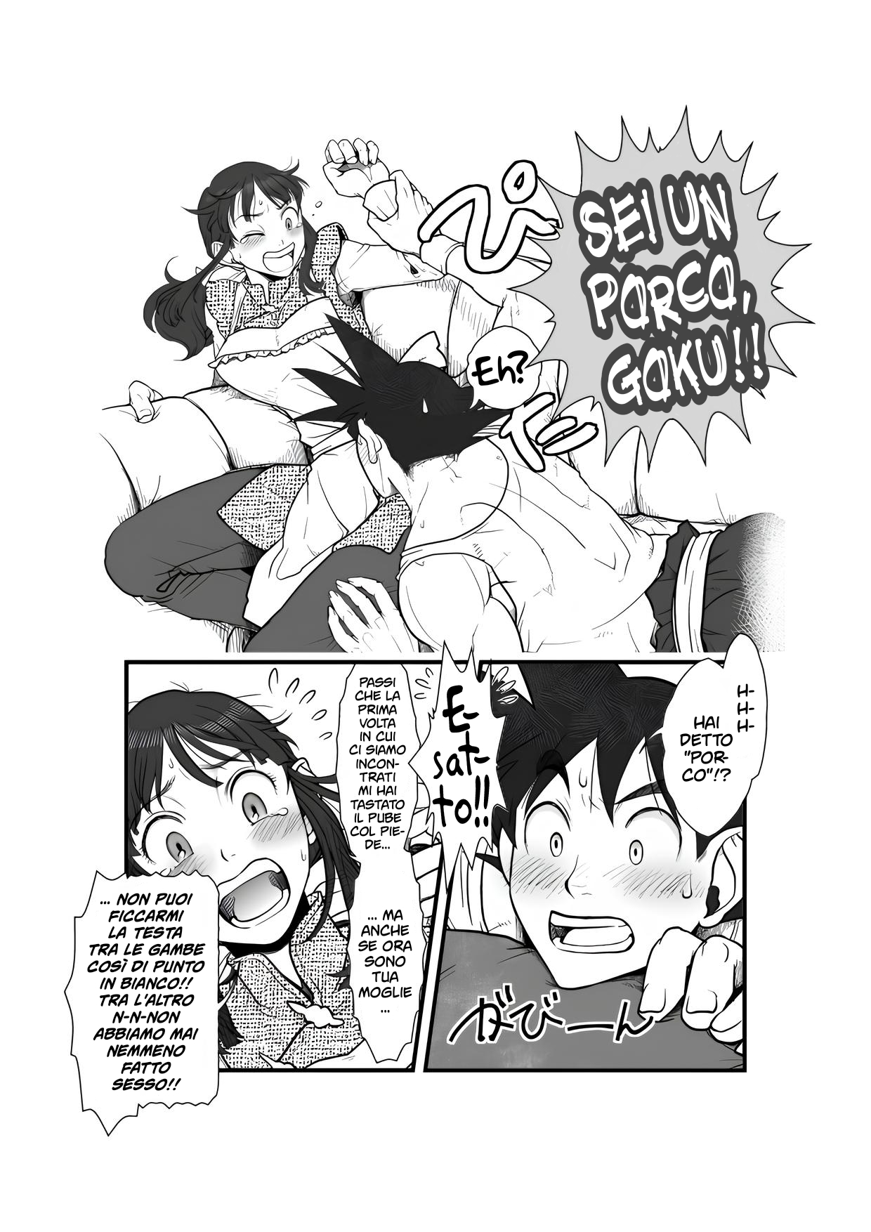 [Harunaga Makito] La Storia di Goku e Chichi nell'Arco degli Anni Ch. 1-3 (Dragon Ball Z) [Italian] {Hentai Fantasy} 이미지 번호 6