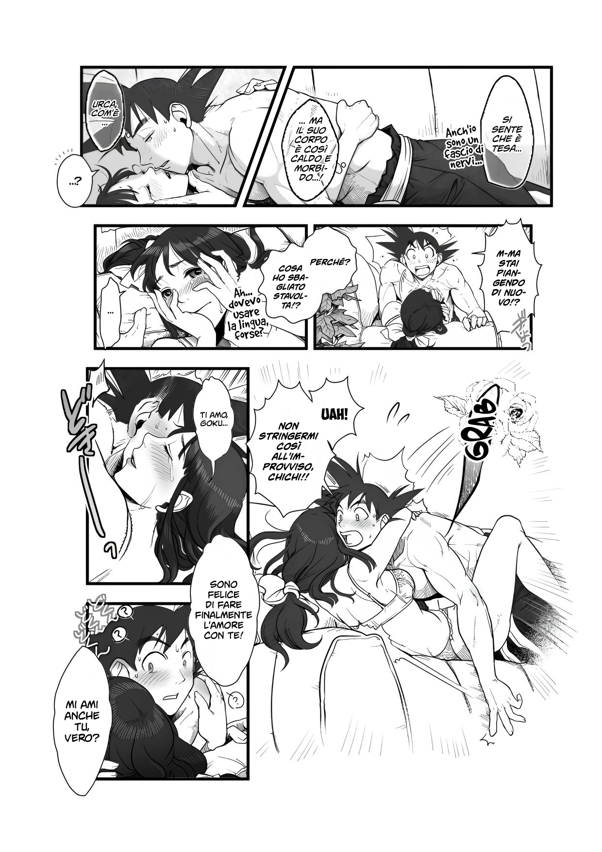 [Harunaga Makito] La Storia di Goku e Chichi nell'Arco degli Anni Ch. 1-3 (Dragon Ball Z) [Italian] {Hentai Fantasy} imagen número 10