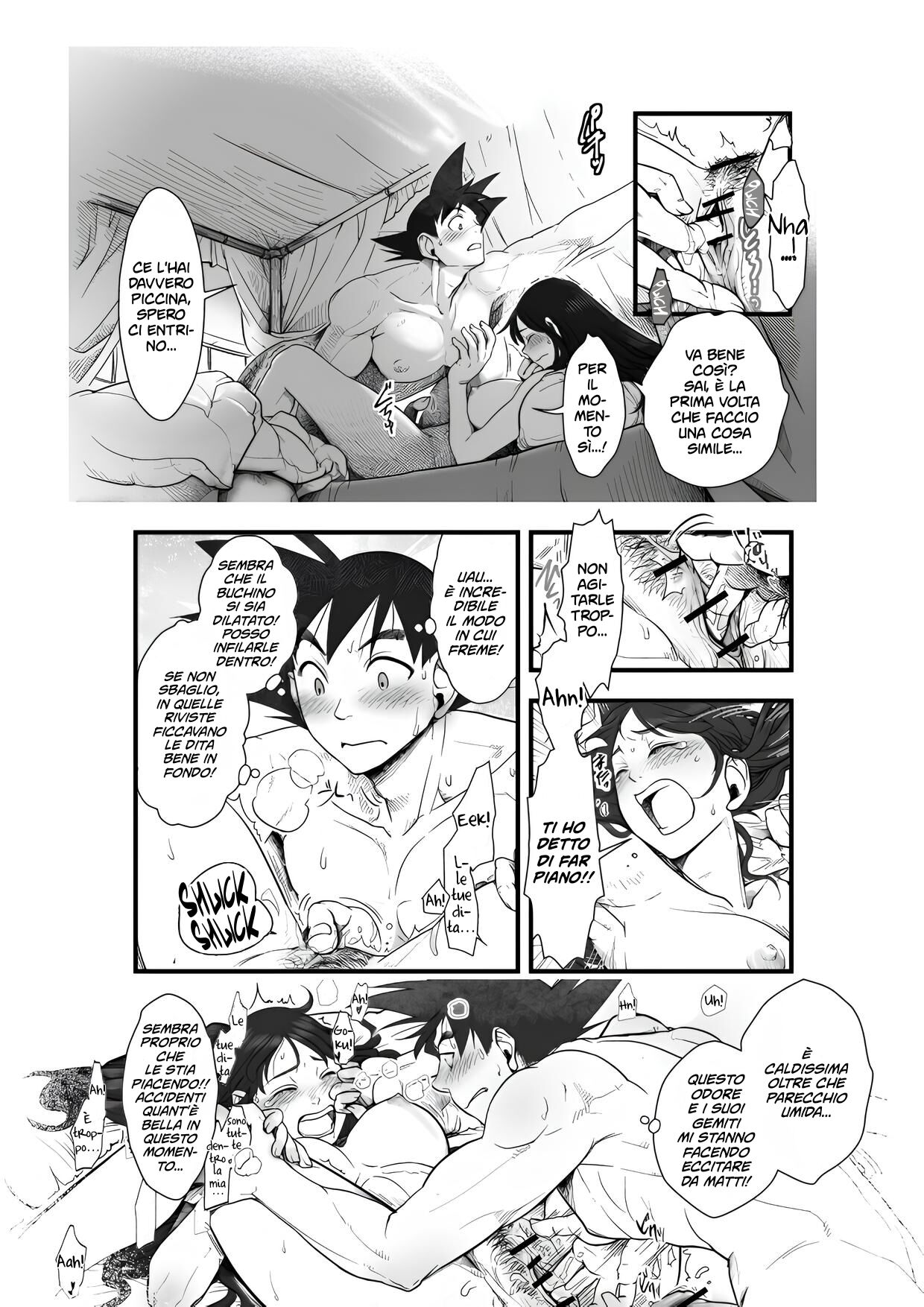 [Harunaga Makito] La Storia di Goku e Chichi nell'Arco degli Anni Ch. 1-3 (Dragon Ball Z) [Italian] {Hentai Fantasy} изображение № 15