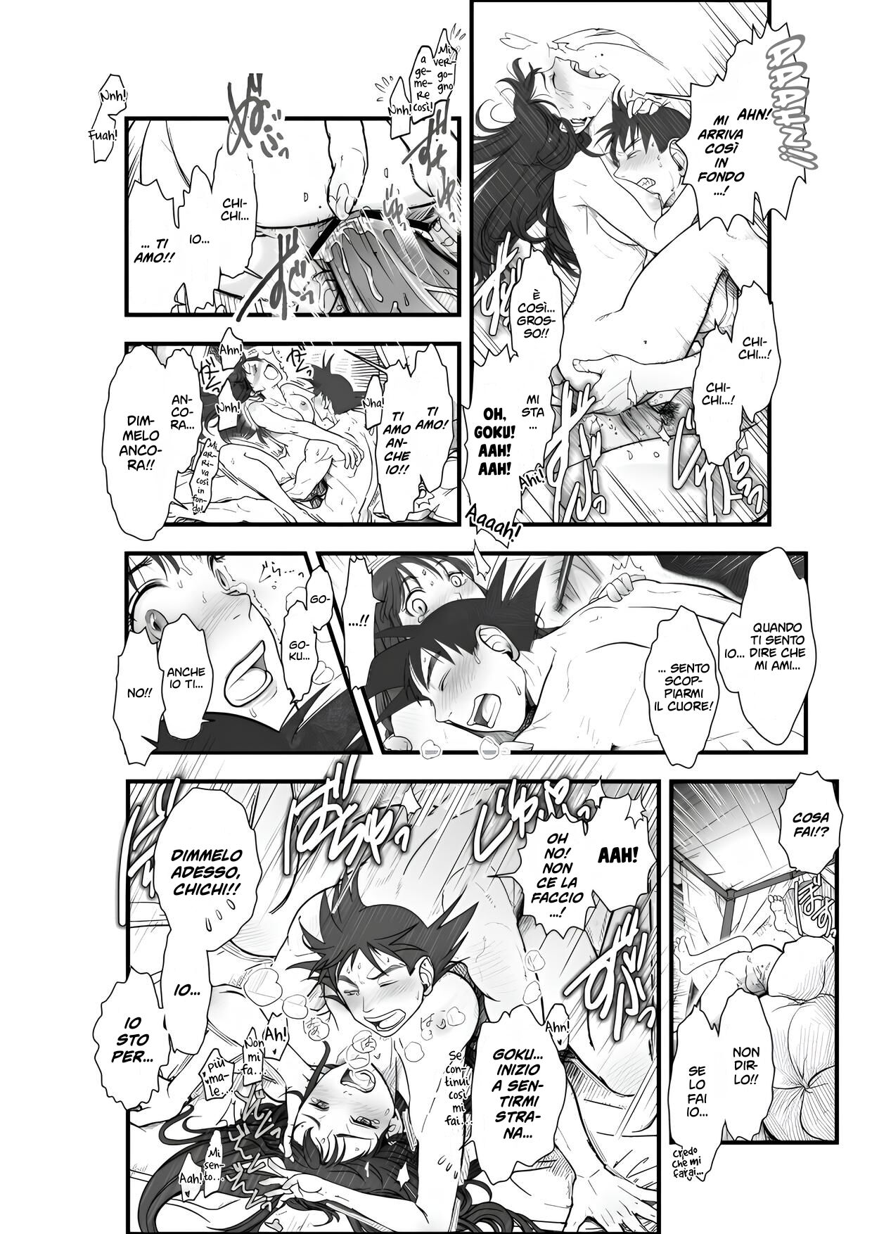 [Harunaga Makito] La Storia di Goku e Chichi nell'Arco degli Anni Ch. 1-3 (Dragon Ball Z) [Italian] {Hentai Fantasy} imagen número 23