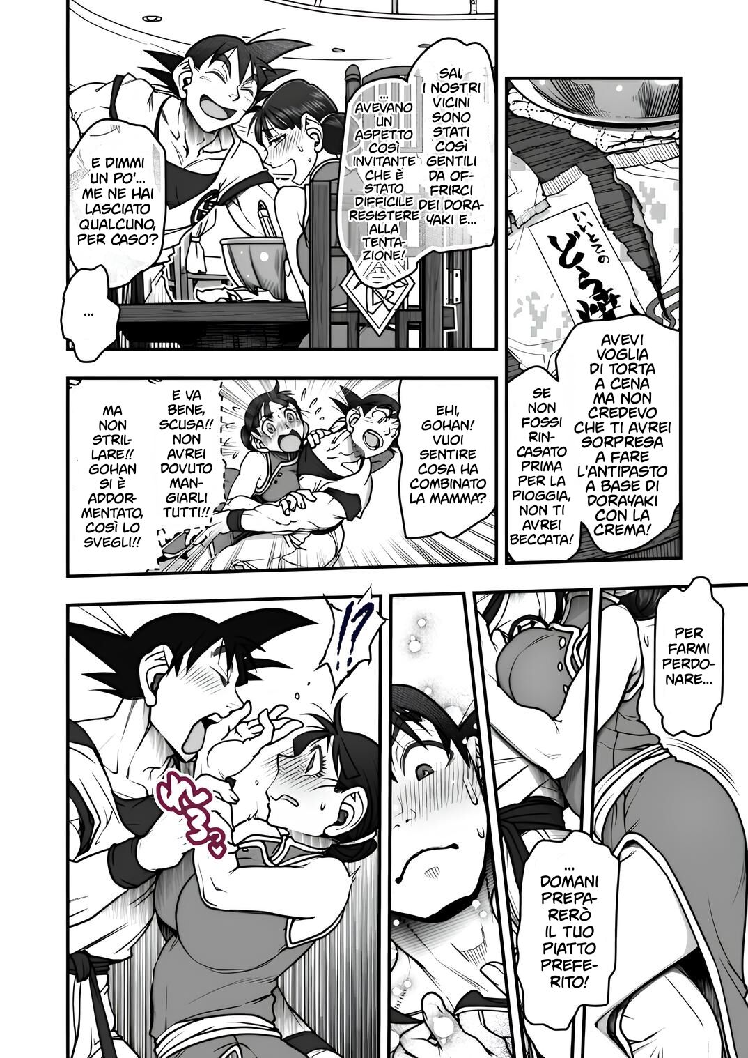 [Harunaga Makito] La Storia di Goku e Chichi nell'Arco degli Anni Ch. 1-3 (Dragon Ball Z) [Italian] {Hentai Fantasy} numero di immagine  54