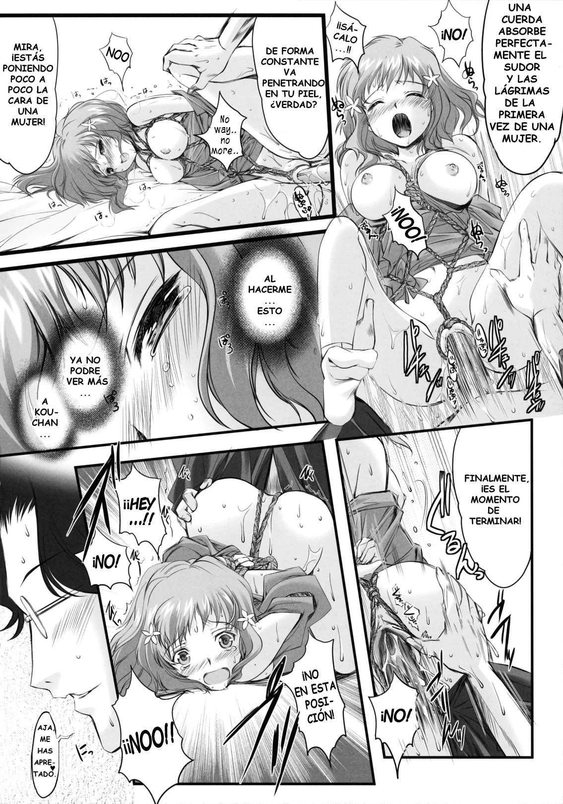 [HIGH RISK REVOLUTION (Aizawa Hiroshi)] Kinbaku Iroha | El Color de la Atadura (Hanasaku Iroha) [Spanish] [Tratante] 图片编号 14