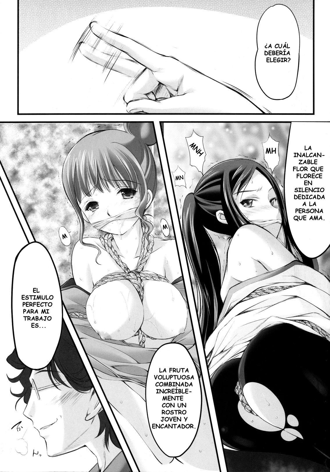 [High Risk Revolution (Aizawa Hiroshi)] Kinbaku Iroha 2 | El Color de la Atadura 2 (Hanasaku Iroha) [Spanish] [Tratante] 图片编号 2