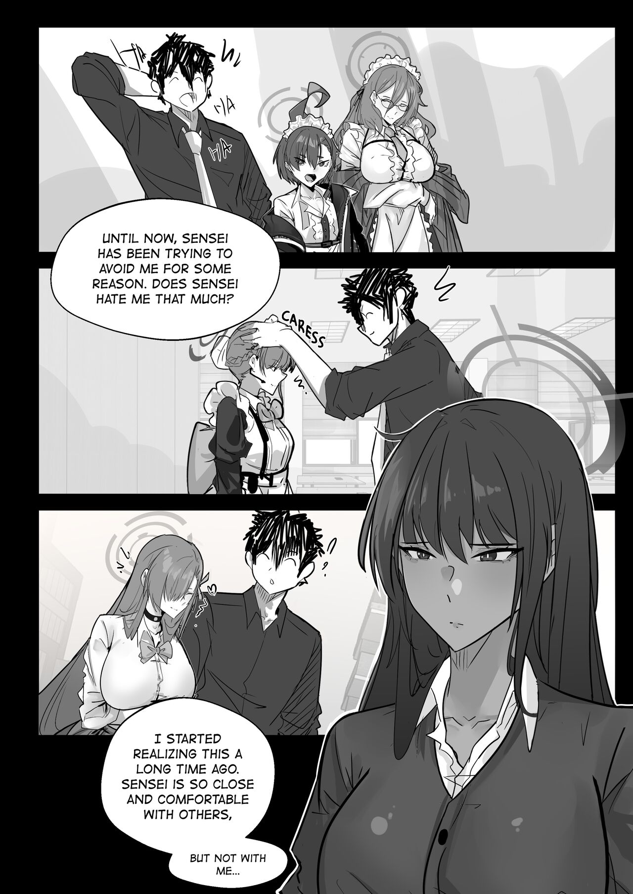 [atheru] Hitam Coklat Manis (Blue  Archive) [English] [uncencored] image number 6