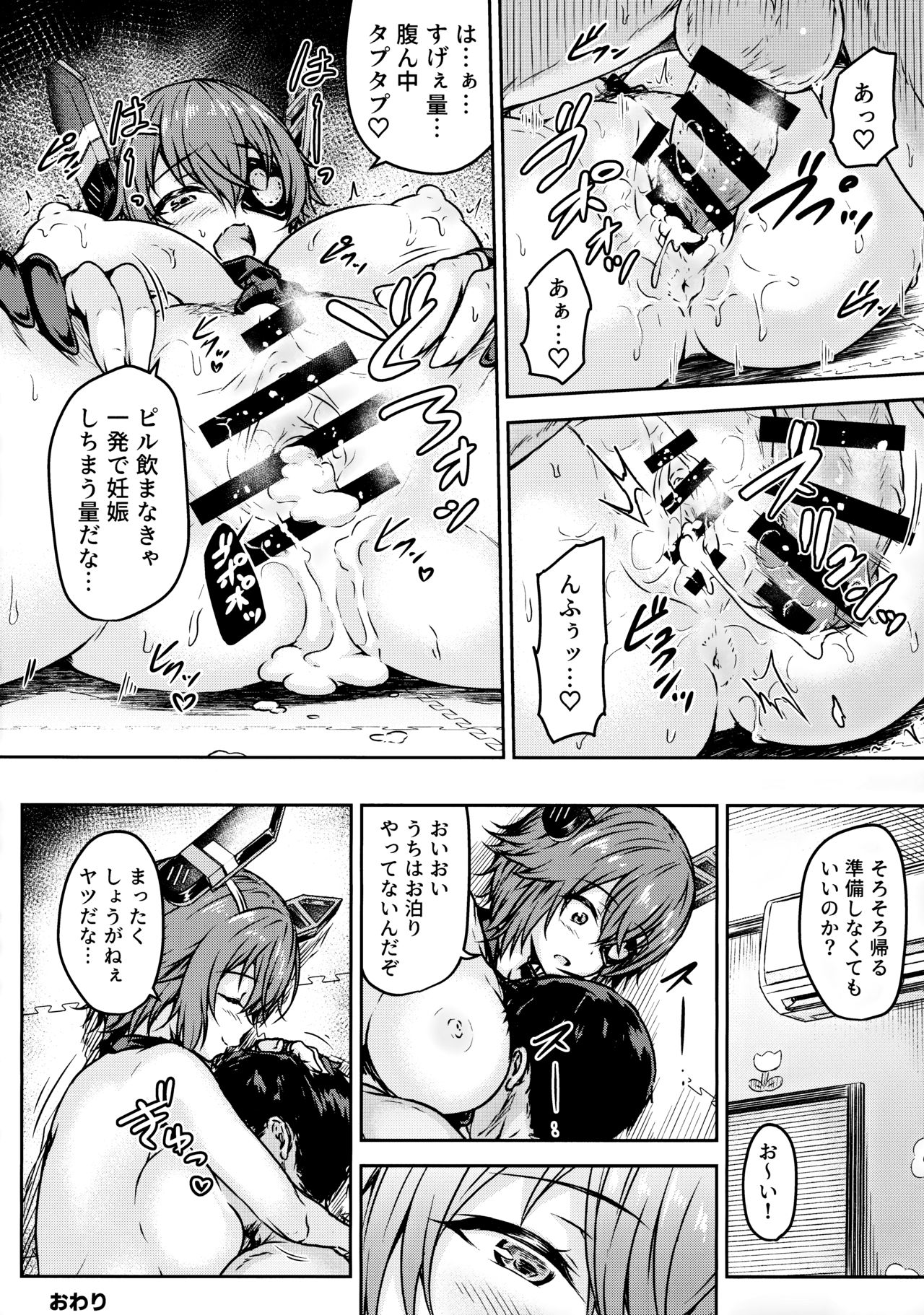 (C97) [Sazareito (Ohnaka Ito)] Tenryuu Sensei no Otona Youchien (Kantai Collection -KanColle-) numero di immagine  21
