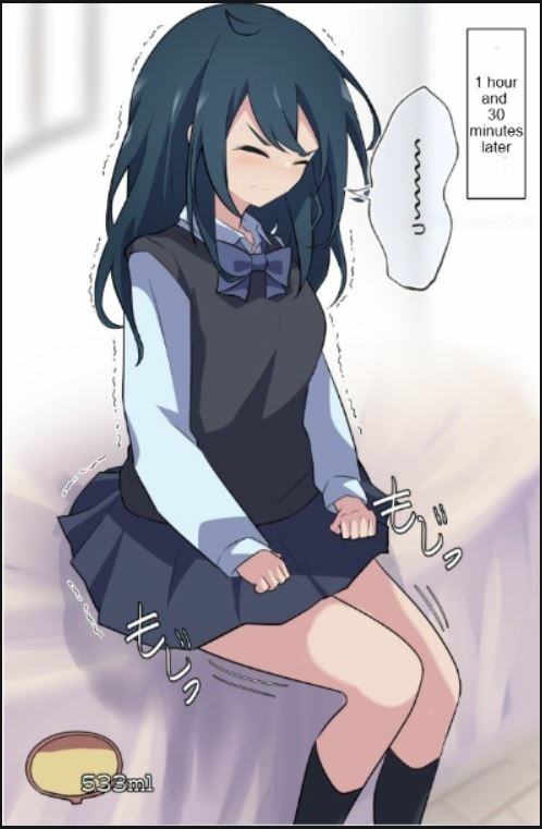 [Watakarashi] Girlfriend who holds her pee image number 11