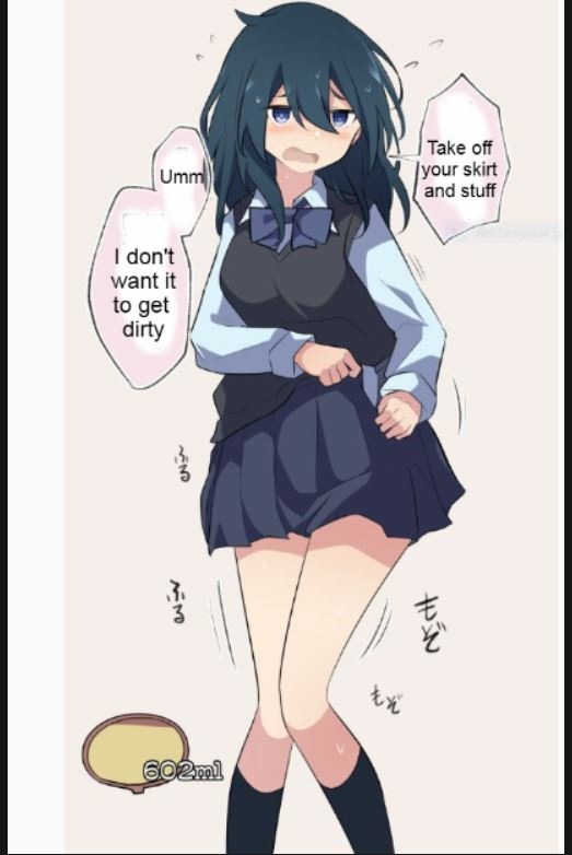 [Watakarashi] Girlfriend who holds her pee image number 14