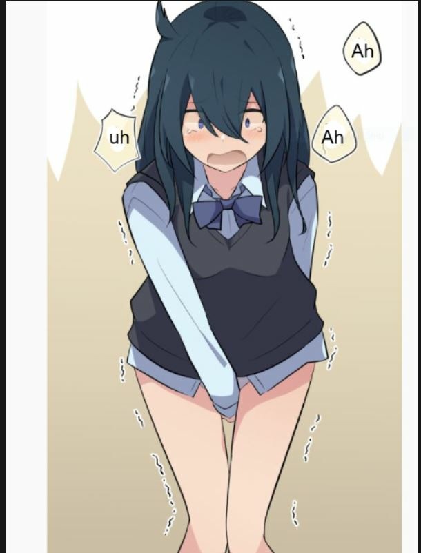 [Watakarashi] Girlfriend who holds her pee image number 19