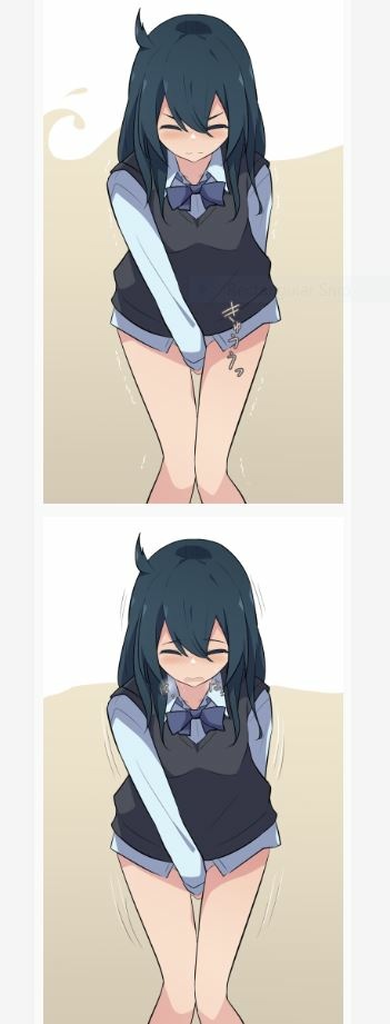 [Watakarashi] Girlfriend who holds her pee image number 20