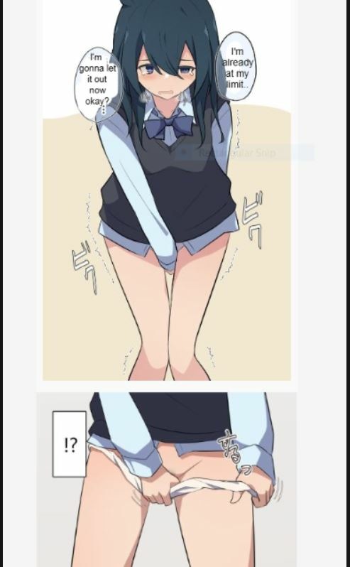 [Watakarashi] Girlfriend who holds her pee image number 21