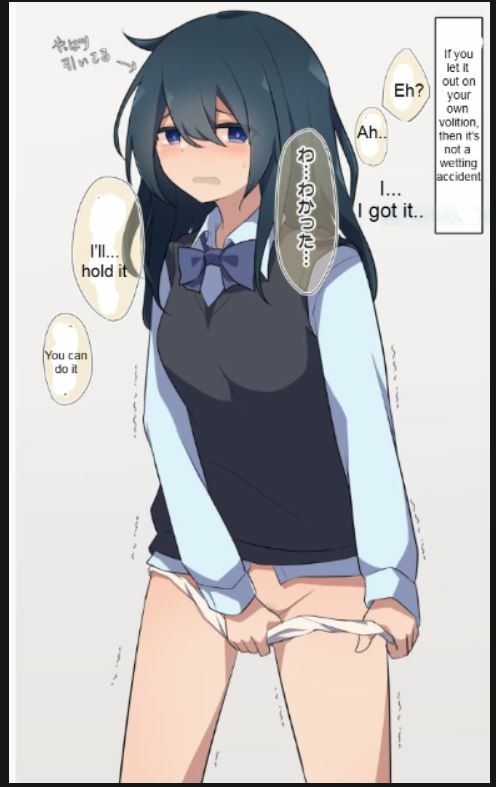 [Watakarashi] Girlfriend who holds her pee image number 23