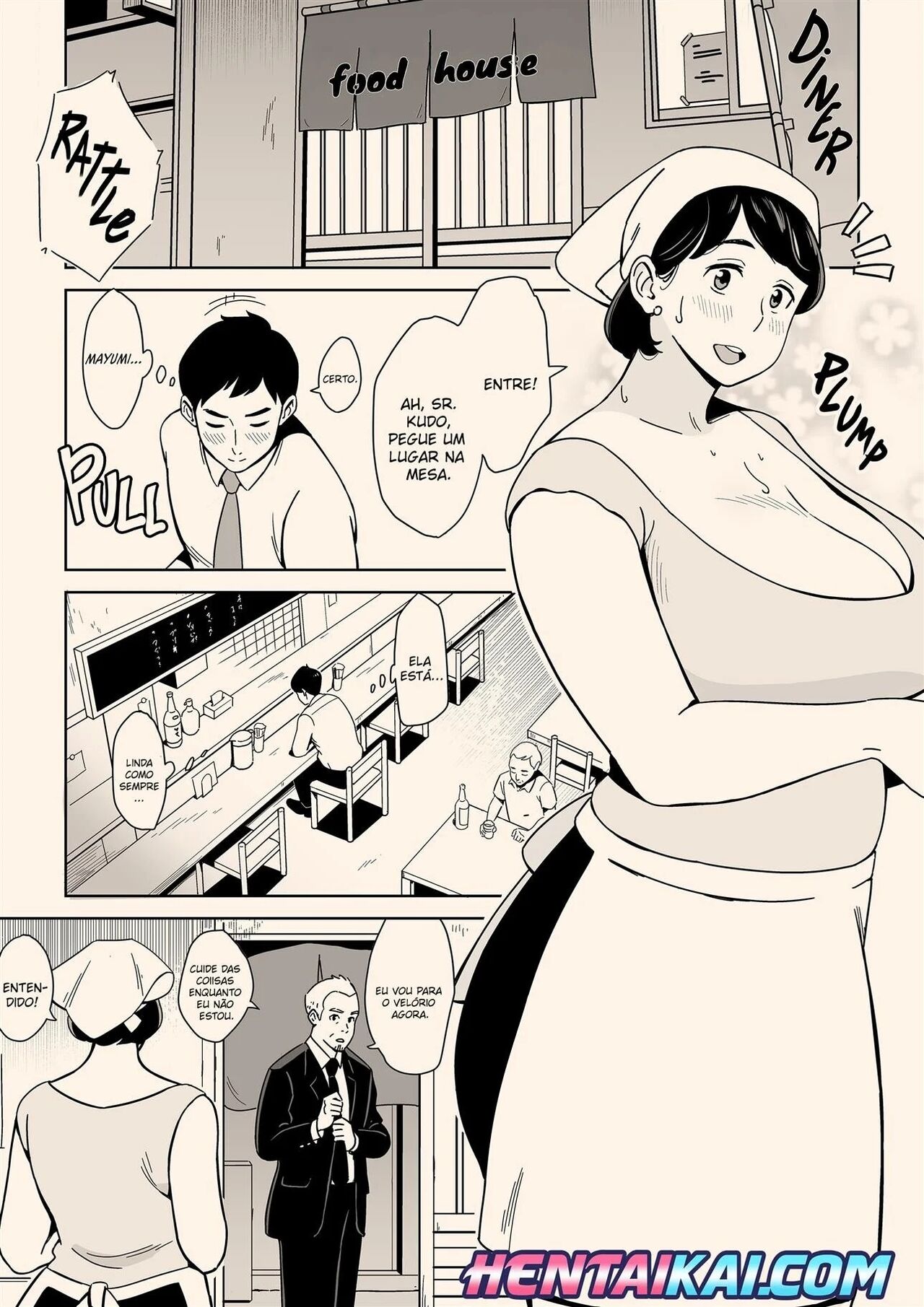 [Alps1mando] Karada mo Oishii ♥ Shokudou no Megutai Houman Zuma | A Esposa Saborosa e Voluptuosa do Dono do Restaurante [Portuguese-BR] 이미지 번호 4