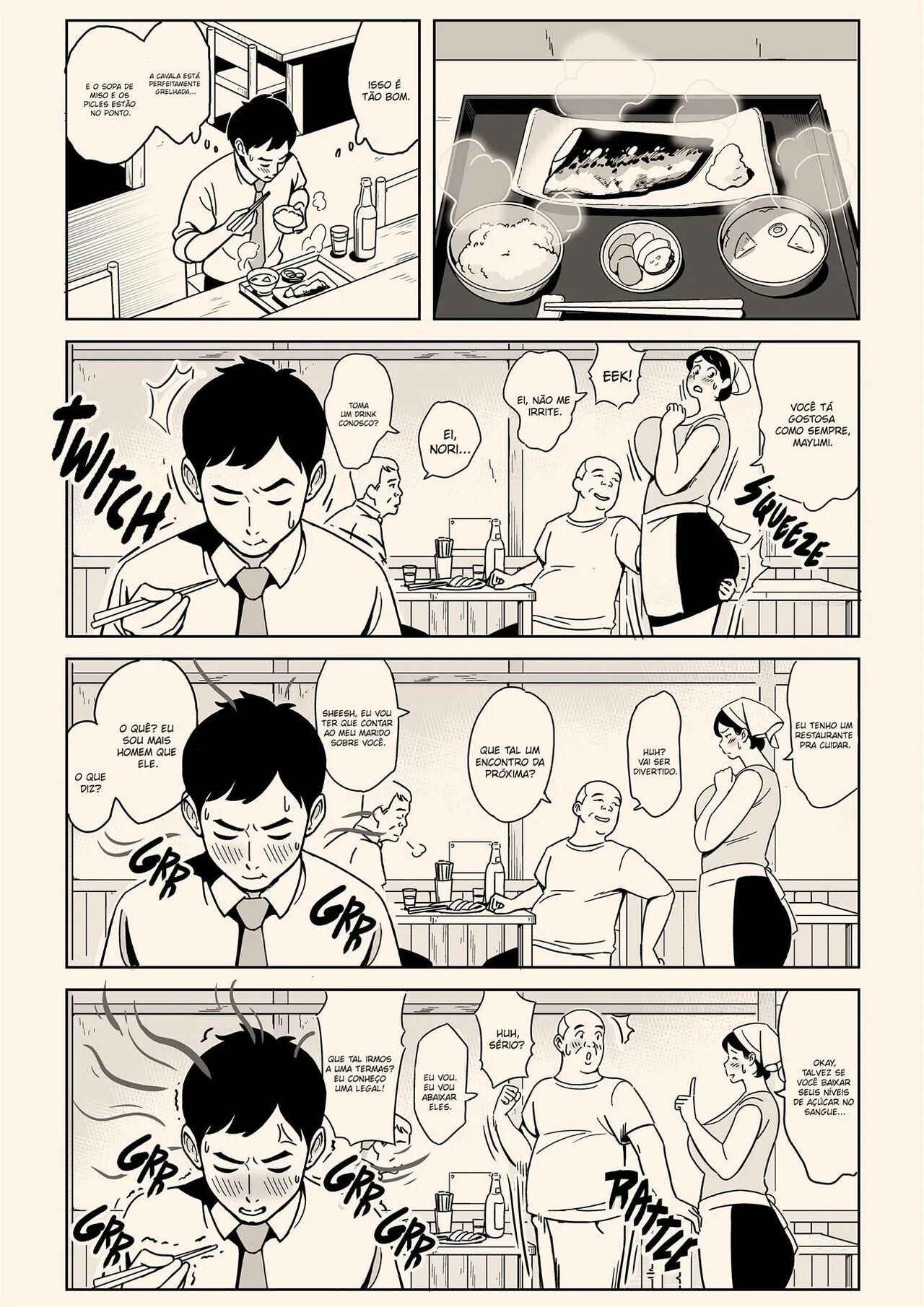 [Alps1mando] Karada mo Oishii ♥ Shokudou no Megutai Houman Zuma | A Esposa Saborosa e Voluptuosa do Dono do Restaurante [Portuguese-BR] 6eme image