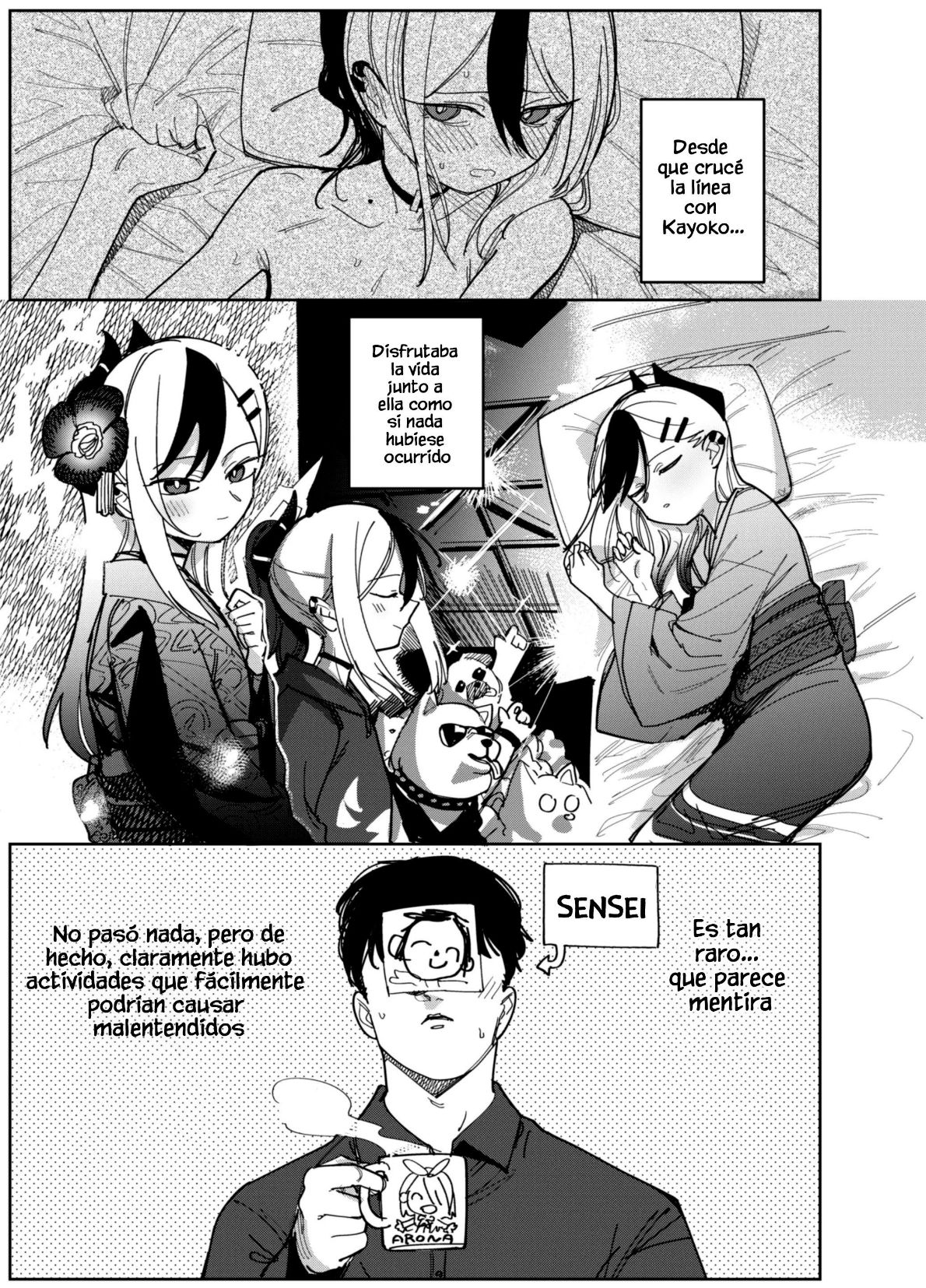 [PYPYworks (Syamonabe)] Onikata Kayoko wa Konna Koto Shinai. Part. 2 (Blue Archive) [Spanish] [Las Profanadas Scan] [Digital] numero di immagine  3