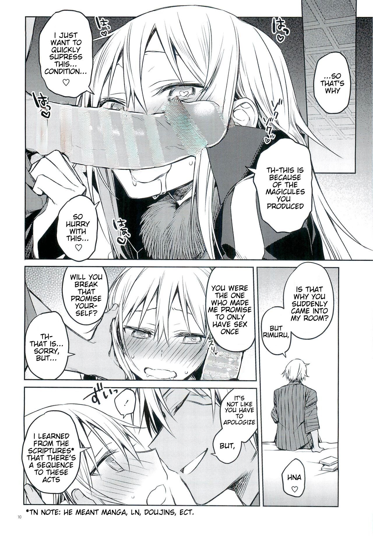 (to infinity) [Kuusou Kyuuka (Mikoto Kei)] Tokunou! Boufuu Maso | Especially Dense Tempest Magicules! (Tensei Shitara Slime datta Ken) [English] [Keksz] [Decensored] Bildnummer 9