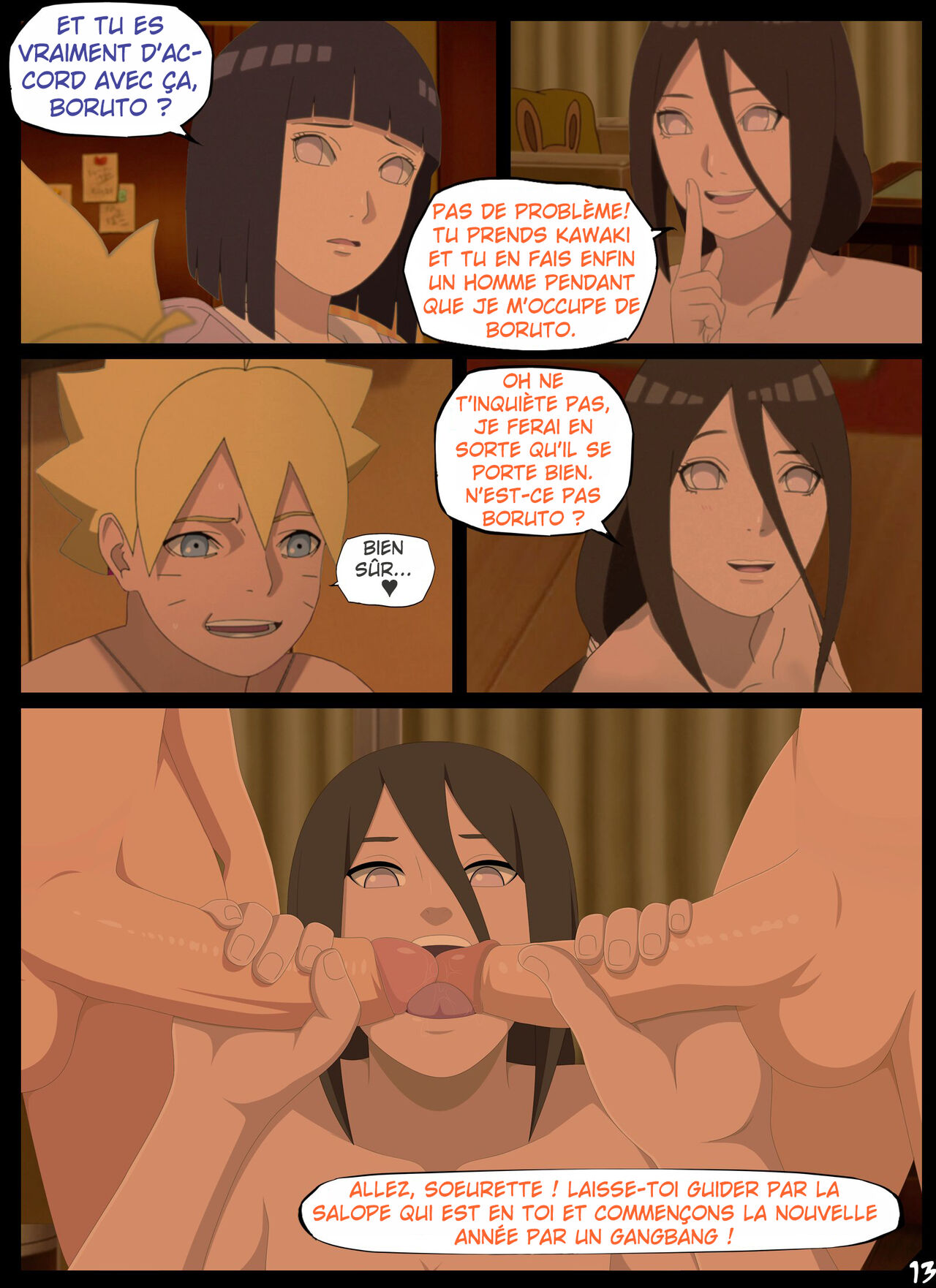 HYUUGA NEW YEAR'S BASH [Putchy.Comics] [FRENCH] изображение № 14