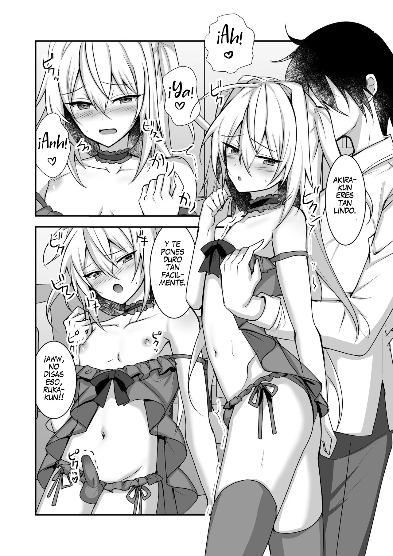 [Uru Uru Ultimate (Uruaki)] Ecchi na Otokonoko to Ichaicha Shite Iyasaretai [Spanish] [Flat is justice!] [Digital] image number 8