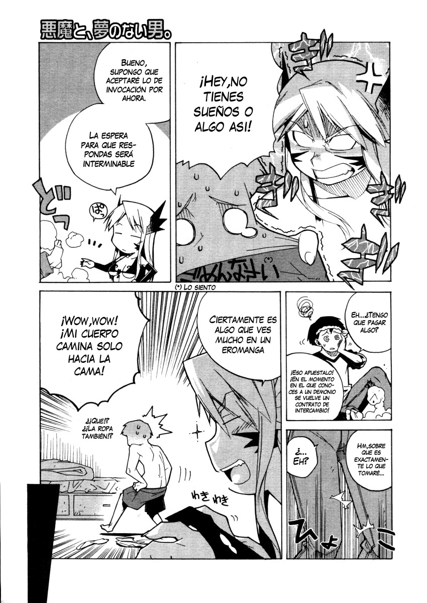 [Takatsu] Akuma to, Yume no nai Otoko. | The Demon and the Dreamless Guy. (COMIC Megastore H 2005-12) [Spanish][VarKatzas666] image number 3