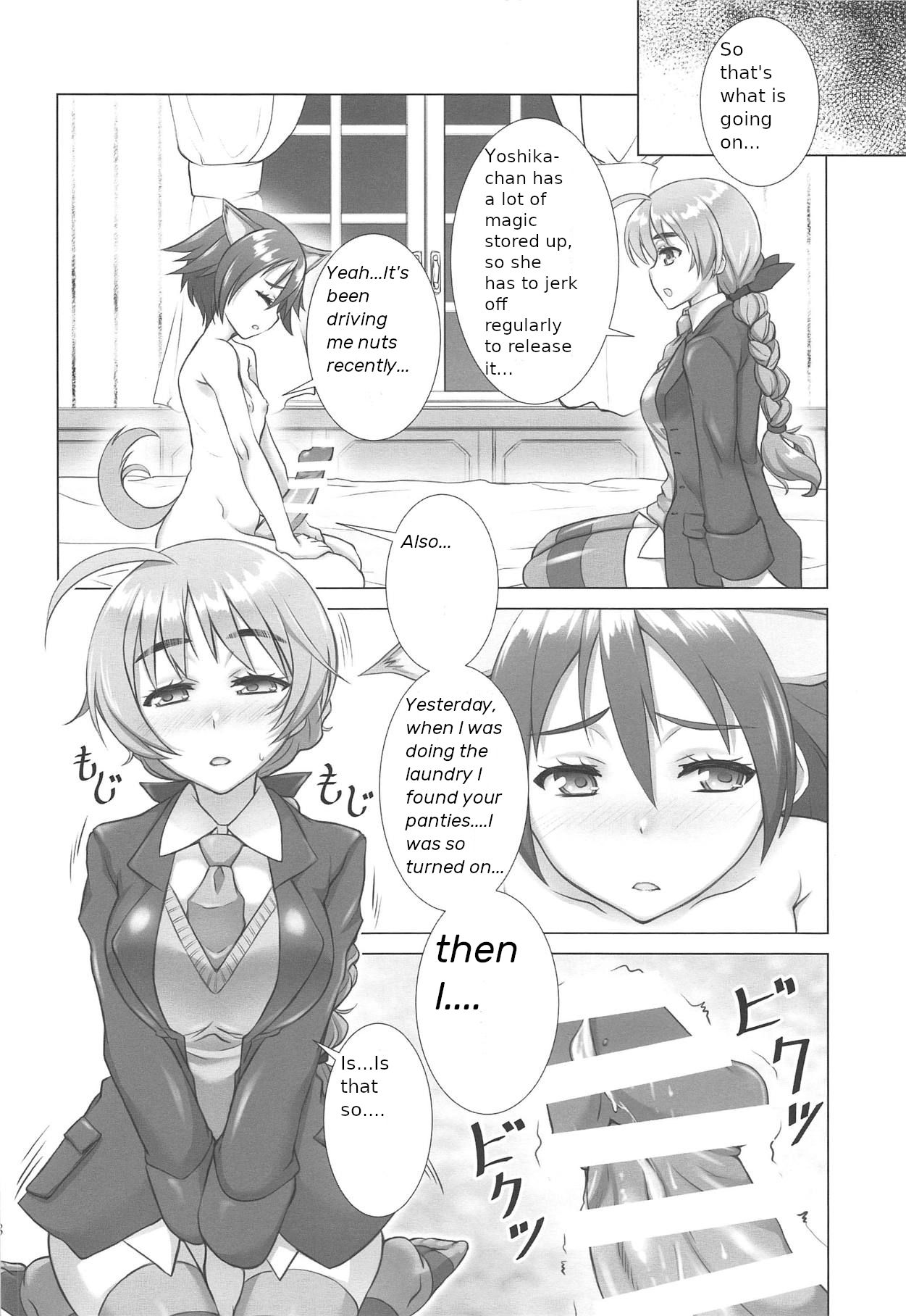 (COMIC1☆15) [Shiromitsuya (Shiromitsu Suzaku)] DokiDokiSuru! (Strike Witches) [English] numero di immagine  7