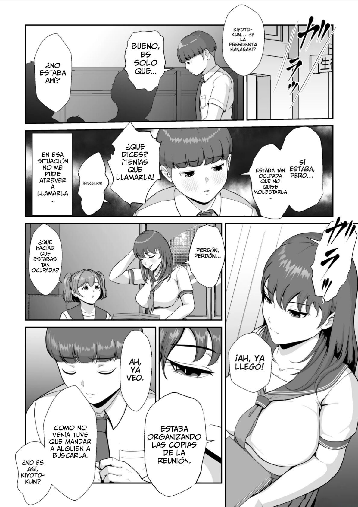 [LONGRIDE REAL] Hanasaki Seitokaichou wa Boku no Seishi o Neratteru | Hanazaki, la presidenta del consejo estudiantil ¡Quiere mi semen! [Spanish] [Shining Hentai] 이미지 번호 7