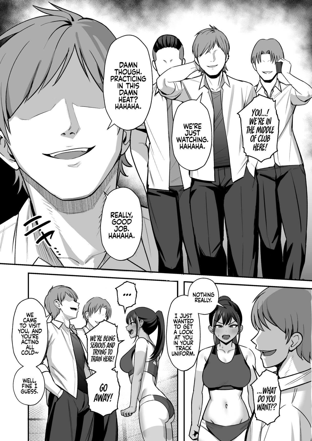 [Eat in (Toin)] Rikujoubu Buchou, Yankee-tachi ni Otosareru | The Captain of the Track and Field Club Surrenders to a Bunch of Delinquents [English] [Coffedrug] [Digital] 画像番号 5