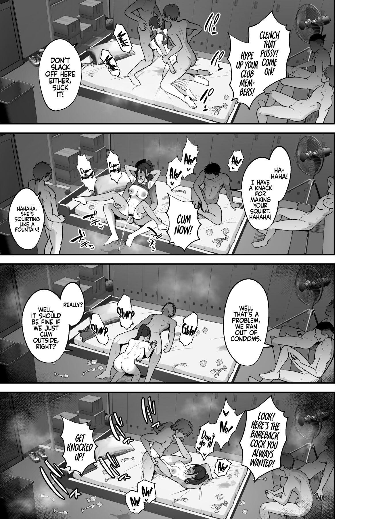 [Eat in (Toin)] Rikujoubu Buchou, Yankee-tachi ni Otosareru | The Captain of the Track and Field Club Surrenders to a Bunch of Delinquents [English] [Coffedrug] [Digital] 画像番号 32