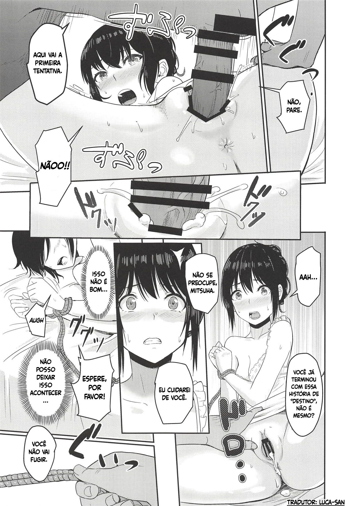 (C94) [Syukurin] Mitsuha ~Netorare 5~ (Kimi no Na wa.) [Portuguese-BR] [Luca-San] numero di immagine  20