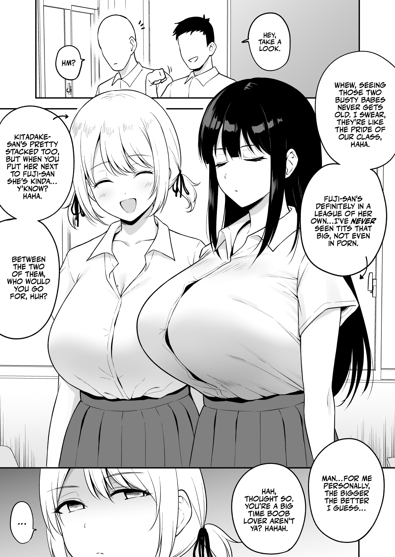 [Yue] Class de Nibanme ni Oppai ga Ookii Onna Tomodachi | Female Friend with the Second Biggest Boobs in Class [English] [korafu]