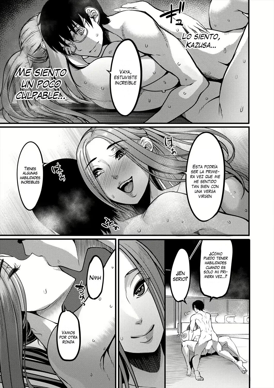 [Remu] Houkago Dosukebe Nightpool | Sexo Extraescolar Nocturno (COMIC MILF 2024-08 Vol. 79) [Spanish] [KZ Scan] [Digital] Bildnummer 32