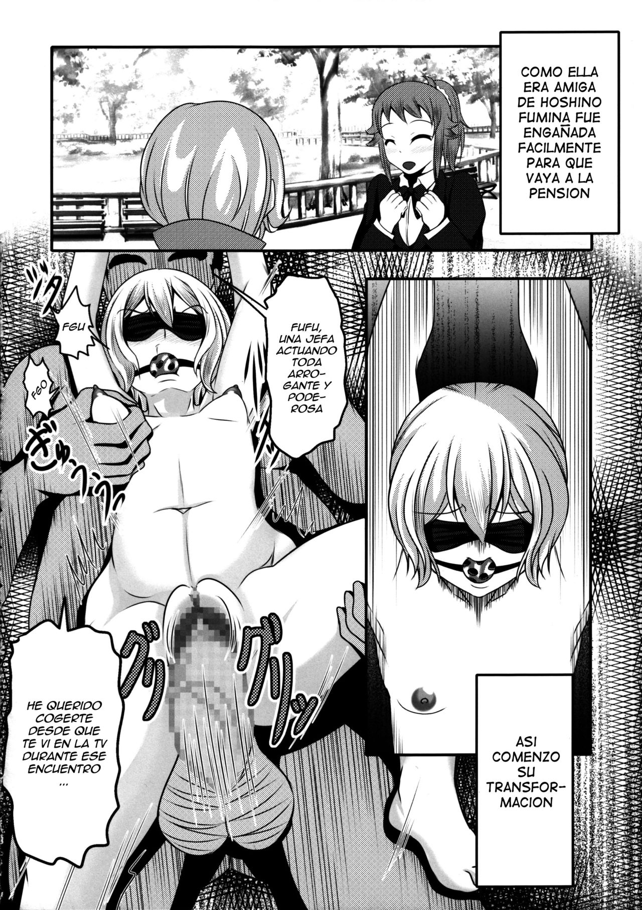 (C88) [Bitch Bokujou (Sandaime Bokujou Nushi Kiryuu Kazumasa)] Gunpla Oji-san ~Build Report~ (Gundam Build Fighters Try) [Spanish] [Ero-Ecchi Scanlation] 图片编号 11