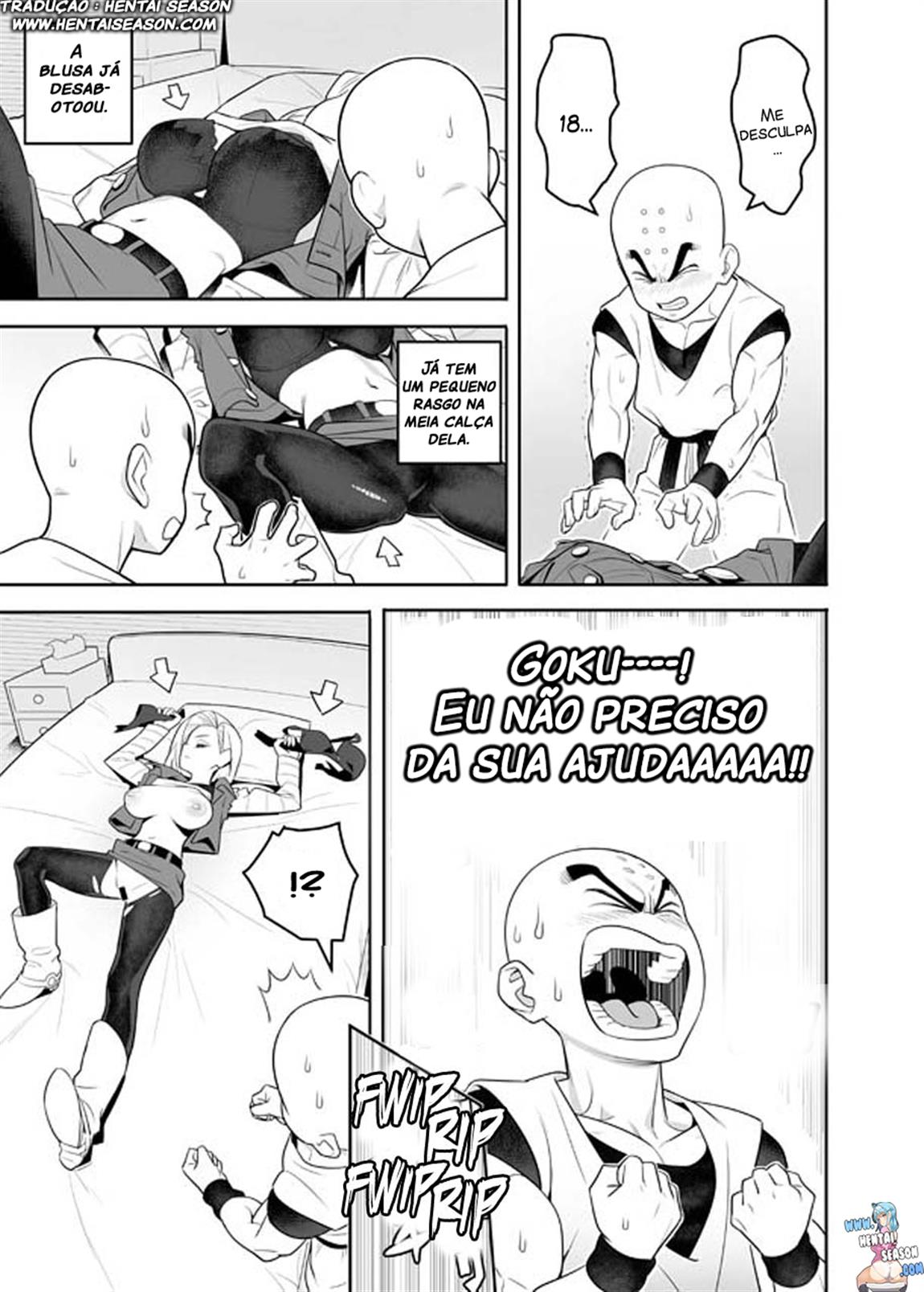 [Hamanasu Chaya (Hamanasu)] H Shinai to Derarenai Seishin to Toki no Heya | Preso na sala do tempo atè que você faça sexo (Dragon Ball Z) [Portuguese-BR] [Hentai Season] imagen número 3