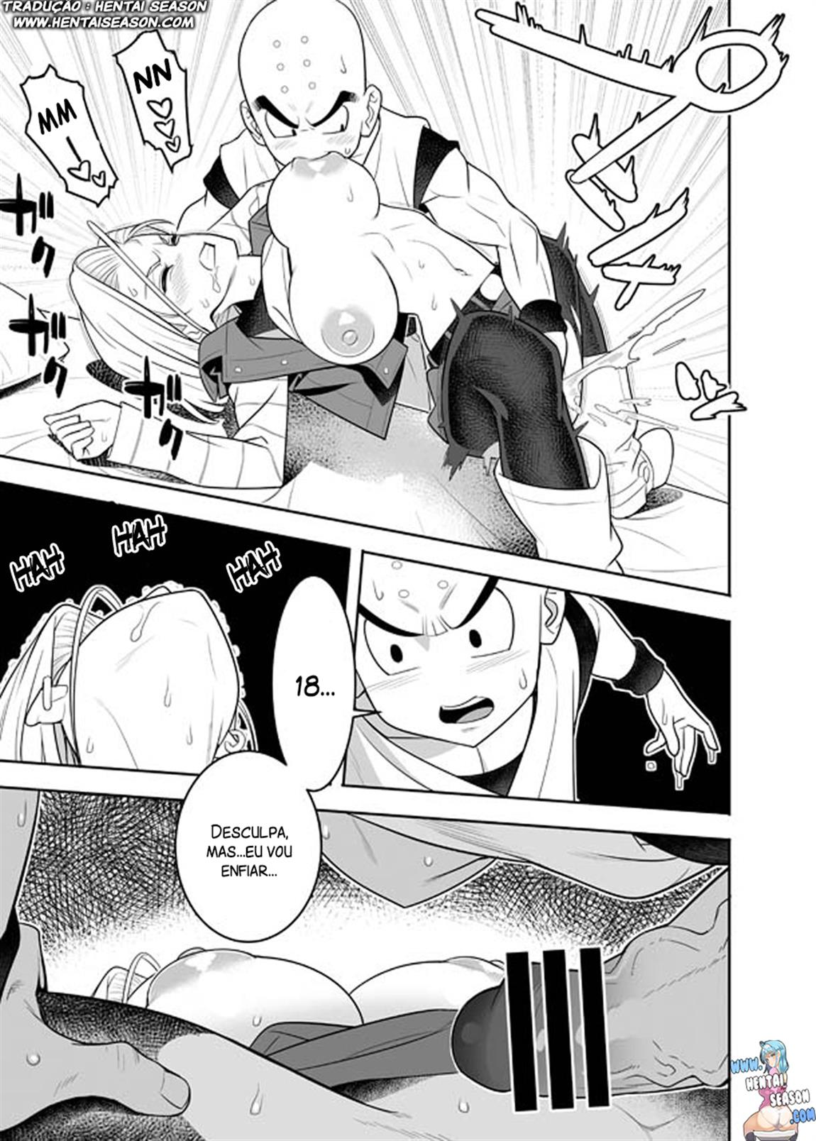 [Hamanasu Chaya (Hamanasu)] H Shinai to Derarenai Seishin to Toki no Heya | Preso na sala do tempo atè que você faça sexo (Dragon Ball Z) [Portuguese-BR] [Hentai Season] imagen número 7