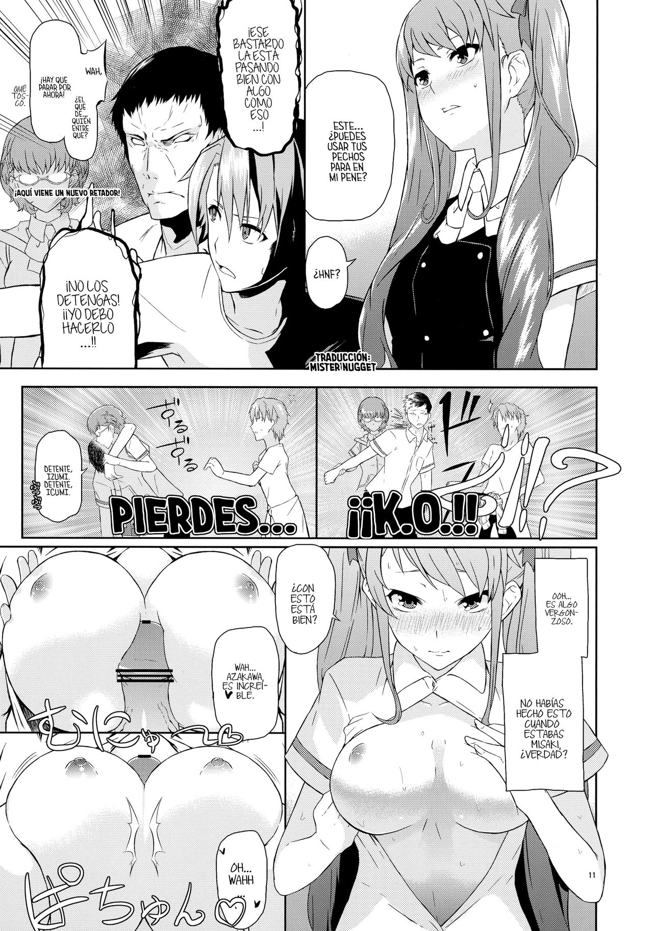 (C82) [Mou Sukoshi Hidari e (Uono Shinome)] Akazawa Route Junjou-ha (Another)  [Spanish] [Mr. Nugget] numero di immagine  11