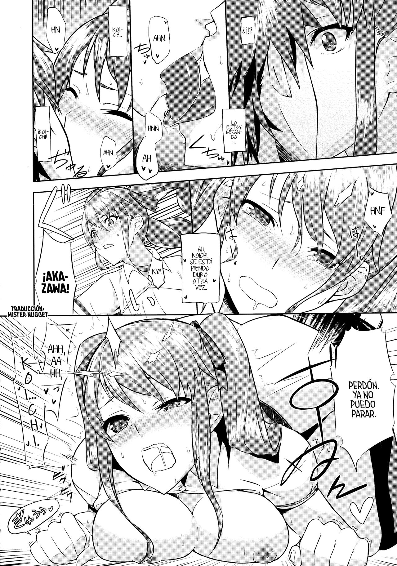 (C82) [Mou Sukoshi Hidari e (Uono Shinome)] Akazawa Route Junjou-ha (Another)  [Spanish] [Mr. Nugget] numero di immagine  22