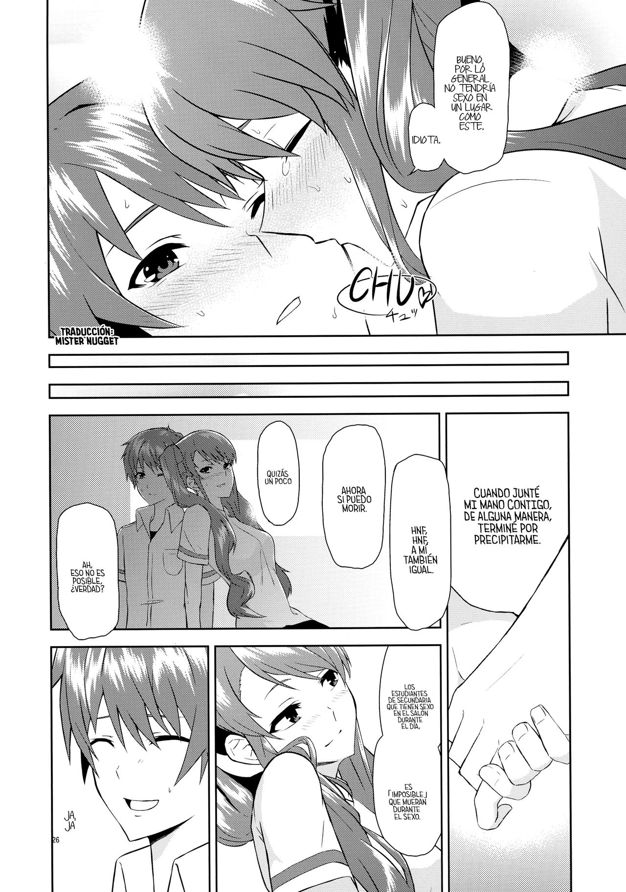 (C82) [Mou Sukoshi Hidari e (Uono Shinome)] Akazawa Route Junjou-ha (Another)  [Spanish] [Mr. Nugget] numero di immagine  26